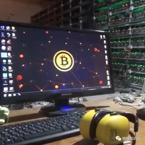 Industrial mining farm with rows of GPU mining rigs