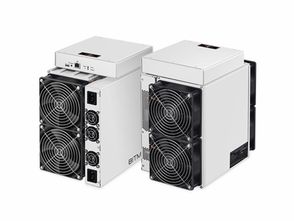 Close-up of an ASIC mining rig operating in a transparent hosting environment