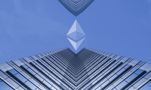 Ethereum blockchain representation symbolizing GPU mining capacity